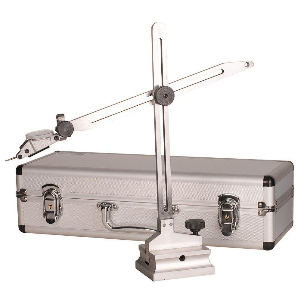 Fowler 52-620-717-0 Indicator Transfer Stand 3.5400" Base Length, 3.0000" Base Width, Stainless Steel, Fine Adjustment