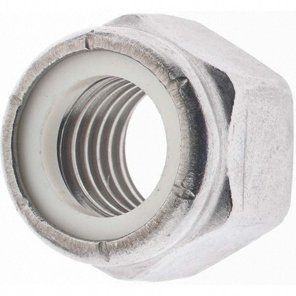 Value Collection L79NE1011 Hex Lock Nut Insert, Nylon Insert, 5/8-11, Grade 18-8 Stainless Steel