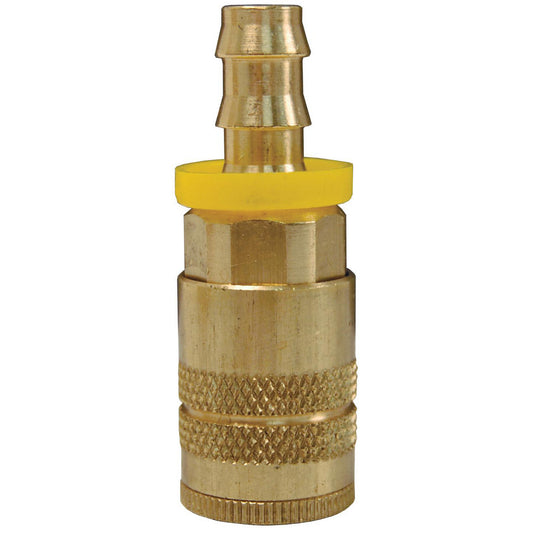 Dixon Valve & Coupling DC2042L Pneumatic Hose Fittings & Couplings Type Coupler  Coupling Type Coupler  Interchange Type Industrial  Thread Type Push-Lok Hose Barb  Coupler Size 0.2500  Material Brass