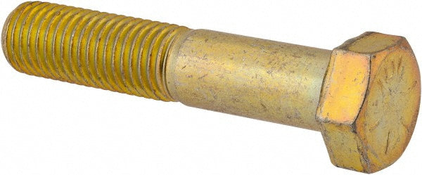 HHCS Made In USA MSCC704522 Hex Head Cap Screw 3/4-10 x 3-3/4", Grade 8 Steel, Zinc Yellow Dichromate Finish