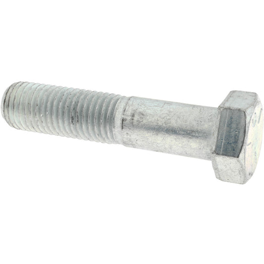 HHCS Made In USA MSC-30165-4 Hex Head Cap Screw 7/8-9 x 4", Grade 5 Steel, Zinc-Plated