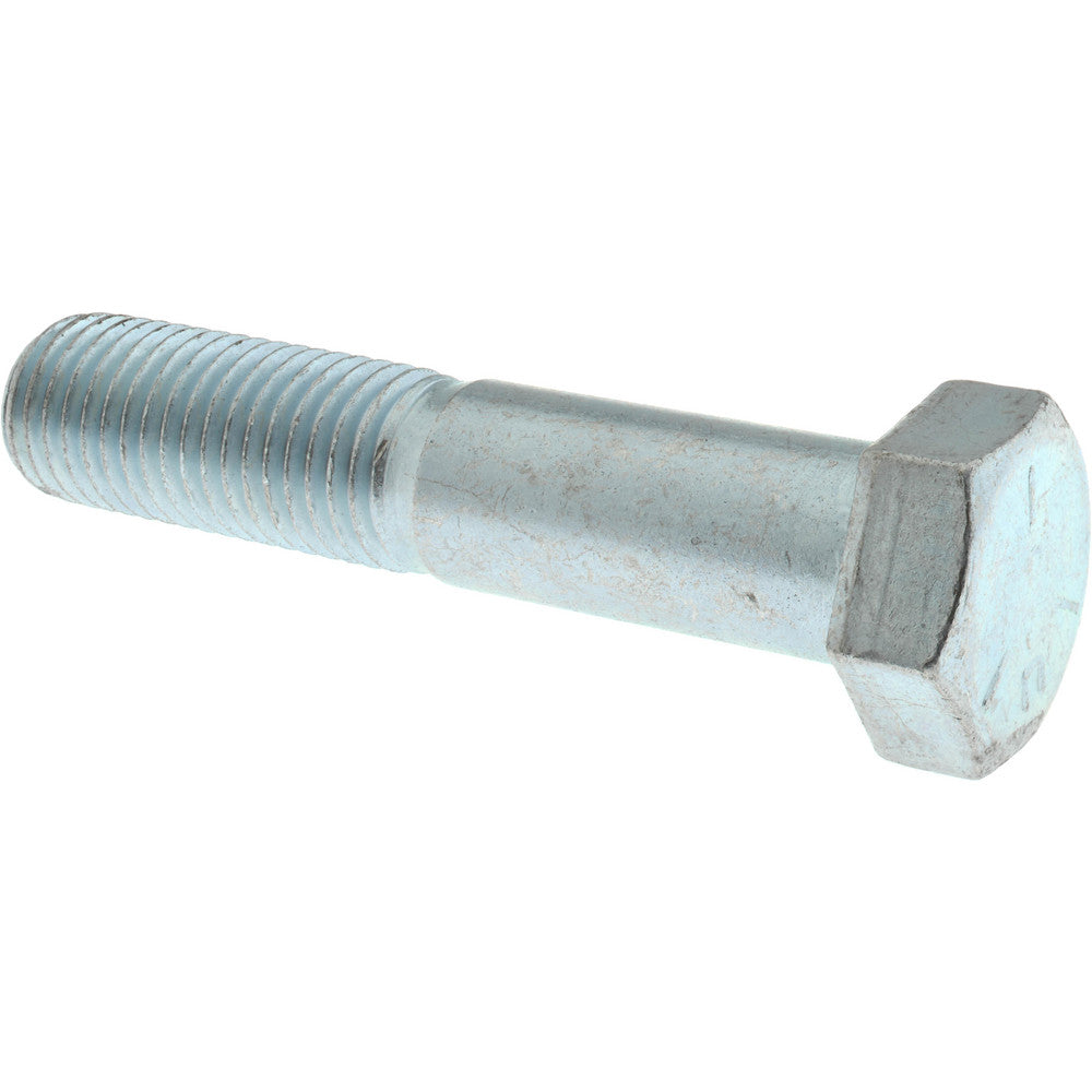 HHCS Made In USA MSC-30170-5 Hex Head Cap Screw 1-8 x 5", Grade 5 Steel, Zinc-Plated