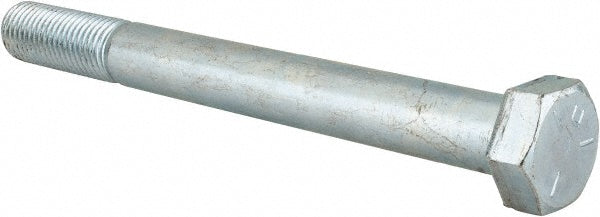 HHCS Made In USA MSC-30170-10 Hex Head Cap Screw 1-8 x 10", Grade 5 Steel, Zinc-Plated