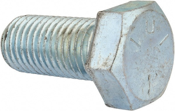 HHCS Made In USA MSC67431767-1 Hex Head Cap Screw 1-1/8 - 7 x 2-1/2", Grade 5 Steel, Zinc-Plated