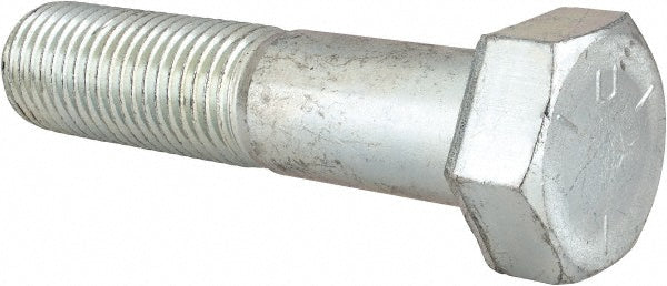 HHCS Made In USA MSC67432161-1 Hex Head Cap Screw 1-1/4 - 7 x 5-1/2", Grade 5 Steel, Zinc-Plated