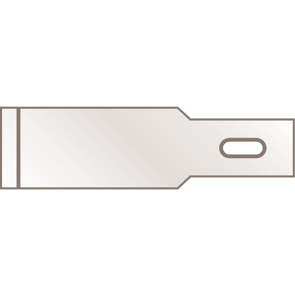 Martor USA 618.50 Knife Blades Blade Type Chisel  Blade Material Steel  Blade Point Type Sharp  Blade Edge Type Straight  Blade Length (mm) 46.0000  Blade Length (Decimal Inch) 1.8110
