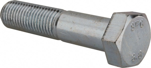 Value Collection 815169PR Hex Head Cap Screw M16x2, 75.00 mm Length Under Head, Grade 8.8 Steel, Zinc Finish