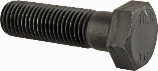 Value Collection HC1020070-025BX Hex Head Cap Screw M20 x 2.50 x 70 mm, Grade 10.9 Steel, Black Oxide Finish