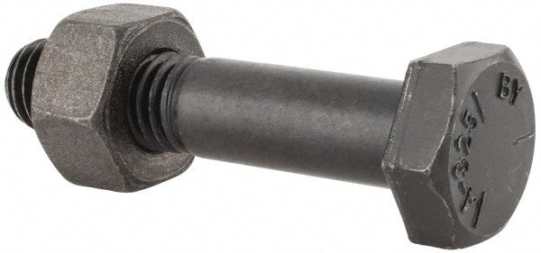 Value Collection HCI30620300N-020BX Hex Head Bolt 5/8-11, 3" Length Under Head, Steel, Grade A325