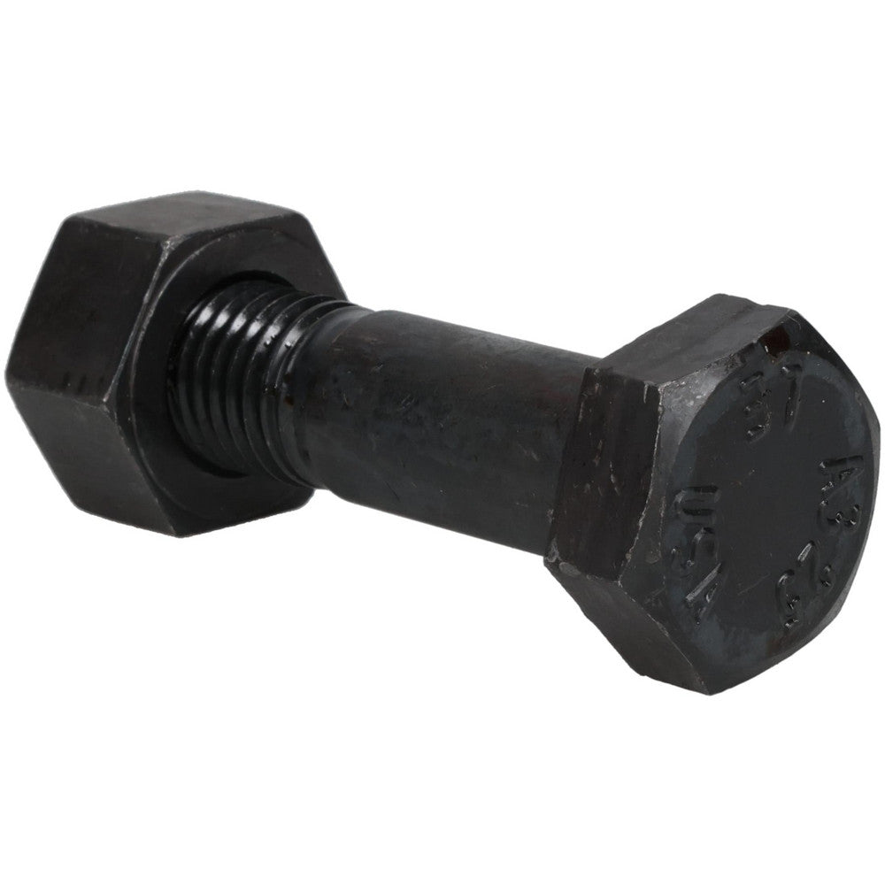 Value Collection HCI30870350N-005BX Hex Head Bolt 7/8-9, 3-1/2" Length Under Head, Steel, Grade A325