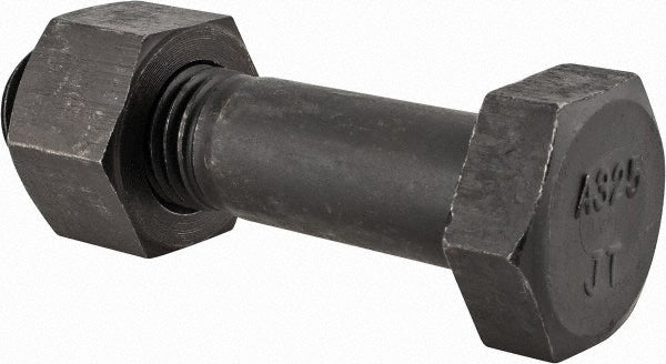Value Collection HCI31120500N-005BX Hex Head Bolt 1-1/8-7, 5" Length Under Head, Steel, Grade A325