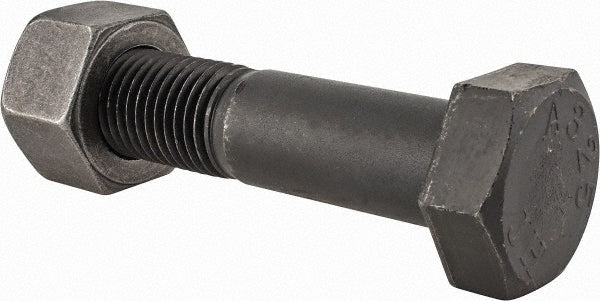 Value Collection HCI31250600N-005BX Hex Head Bolt 1-1/4-7, 6" Length Under Head, Steel, Grade A325