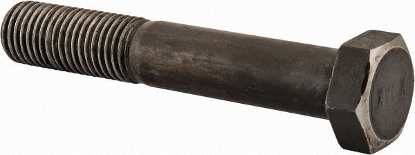 Value Collection 402332BR Hex Head Cap Screw 1-8, 6" Length Under Head, Grade 2 Steel, Bright/Uncoated Finish