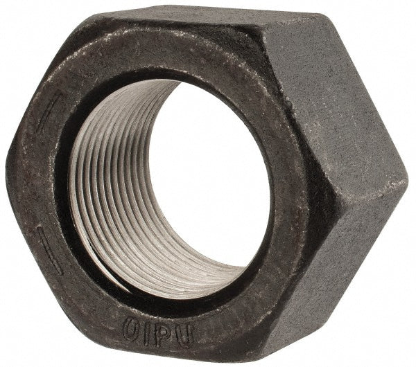 Value Collection R52001024 Hex Nut 1-3/8-12, Grade SAE J995 Grade 8 Steel, Bright/Uncoated Finish