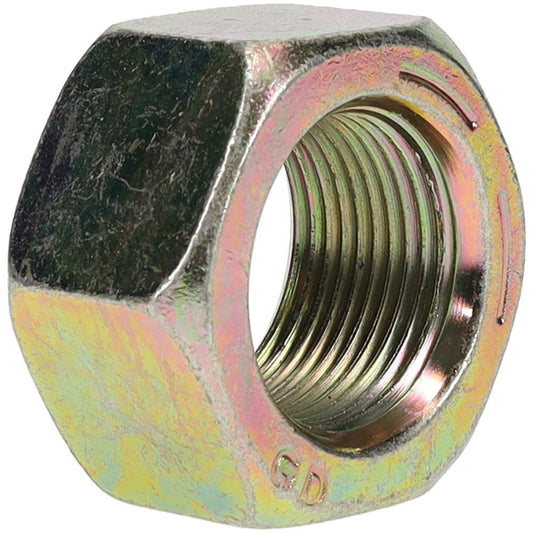 Value Collection MSC-67472803 Hex Nut 1-1/4-12, Grade SAE J995 Grade 8 Steel, Yellow Zinc Dichromate Finish