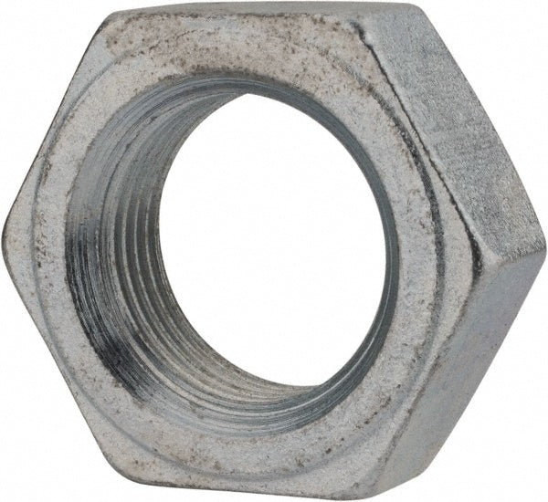 Value Collection JNFI21120-010BX Hex Nut 1-1/8 - 12, Grade 2 Steel, Zinc Clear Finish