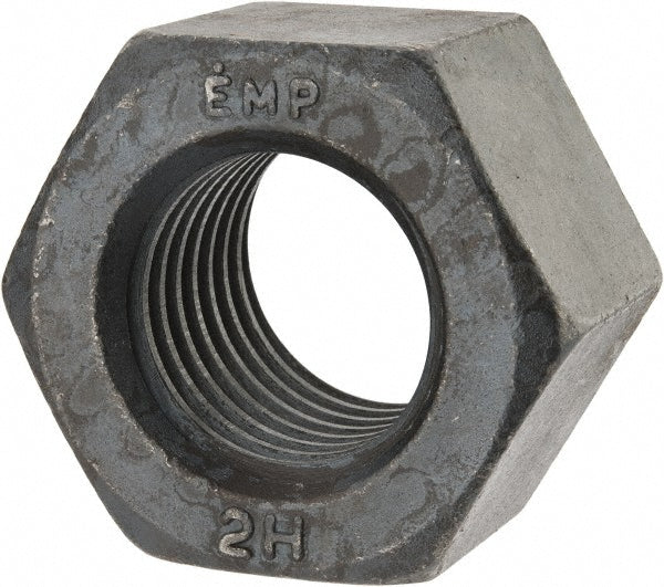 Value Collection 314590BR Heavy Hex Nut 1-3/4-5, Grade A194 Grade 2H Steel, Bright/Uncoated Finish