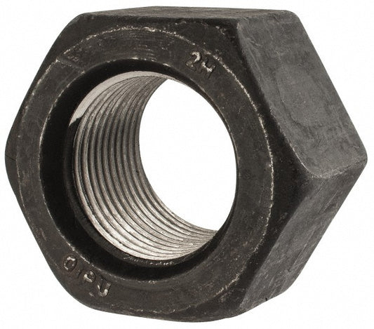 Value Collection 314600BR Heavy Hex Nut 1-3/4-8, Grade A194 Grade 2H Steel, Bright/Uncoated Finish