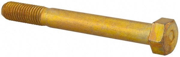 Value Collection 440512BR Hex Head Cap Screw 5/8-11, 5-1/2" Length Under Head, Grade L9 Steel, Yellow Zinc Dichromate Finish