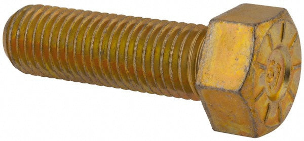 BRIGHTON BEST INT'L 440578BR Hex Head Cap Screw 3/4-10, 2-1/2" Length Under Head, Grade L9 Steel, Yellow Zinc Dichromate Finish