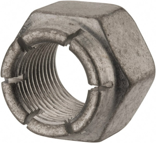 Flex-Loc 31FC-1018 Hex Lock Nut Flex Top, 5/8-18, Grade 2 Steel, Cadmium Finish