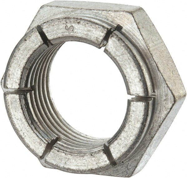 Flex-Loc 31FK-1414 Hex Lock Nut Flex Top, 7/8-14, Grade 2 Steel, Cadmium Finish