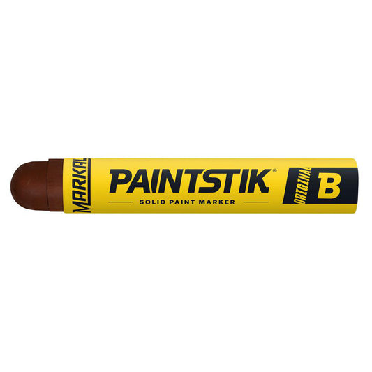 Markal 80229 Solid Paint Marker Brown, Oil Base, Round Tip