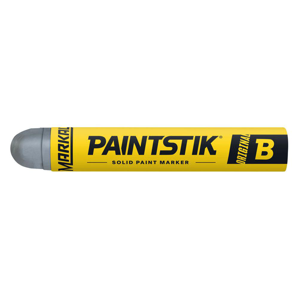 Markal 80230 Solid Paint Marker Gray, Oil Base, Round Tip