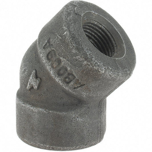 Anvil 0361110406 Black 45 &deg Elbow 3/8", Threaded