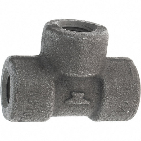 Anvil 0361119209 Black Tee 1/4", Threaded