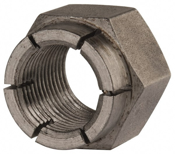 Flex-Loc 30FC-1216 Hex Lock Nut Flex Top, 3/4-16, Grade 2 Steel, Bright/Uncoated