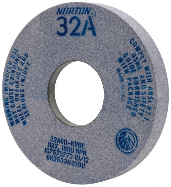 Norton 66253364390 Surface Grinding Wheel 14" Dia, 2" Thick, 5" Hole, 60 Grit, K Hardness
