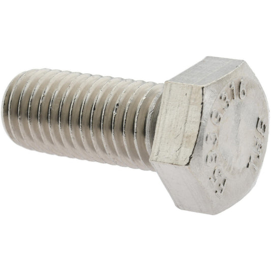 Value Collection 203046B Hex Head Cap Screw 5/8-11, 1-1/2" Length Under Head, Grade 316 Stainless Steel