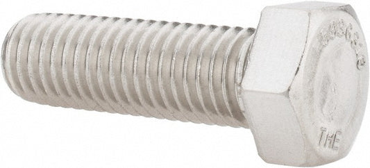 Value Collection 203051C Hex Head Cap Screw 5/8-11, 2" Length Under Head, Grade 316 Stainless Steel