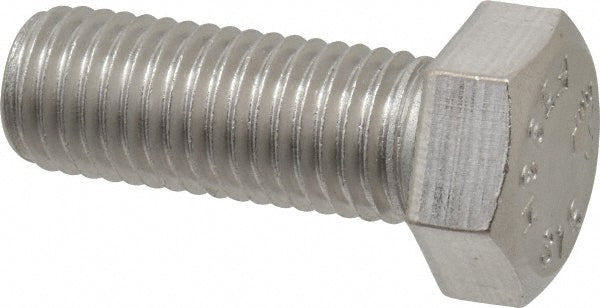 Value Collection 202914C Hex Head Cap Screw 3/4-10, 2" Length Under Head, Grade 316 Stainless Steel