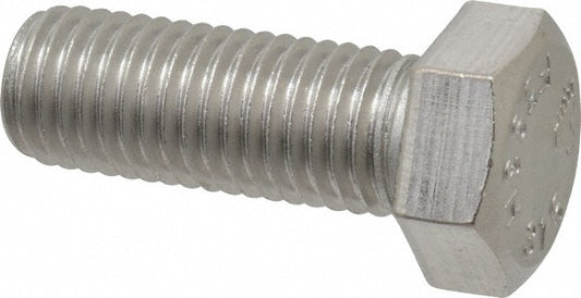 Value Collection 202914C Hex Head Cap Screw 3/4-10, 2" Length Under Head, Grade 316 Stainless Steel