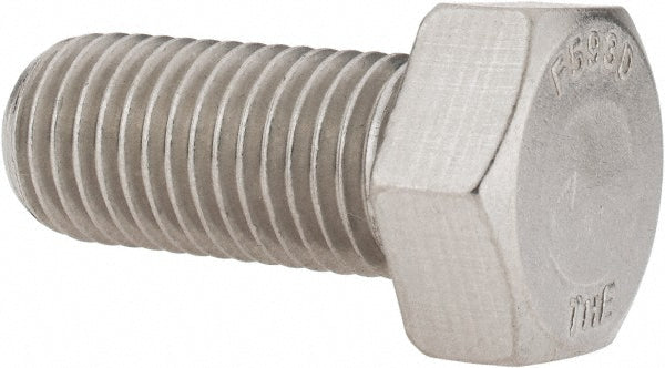 Value Collection 207891 Hex Head Cap Screw 7/8-9, 2" Length Under Head, Grade 18-8 Stainless Steel