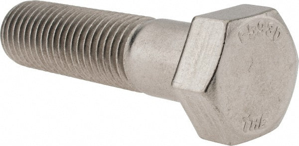 Value Collection 209108 Hex Head Cap Screw 7/8-9, 3-1/2" Length Under Head, Grade 18-8 Stainless Steel