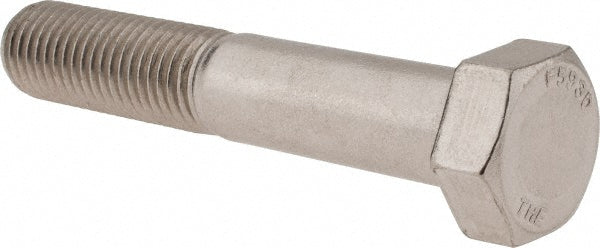 Value Collection 209124 Hex Head Cap Screw 7/8-9, 5" Length Under Head, Grade 18-8 Stainless Steel