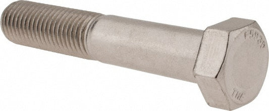 Value Collection 209124 Hex Head Cap Screw 7/8-9, 5" Length Under Head, Grade 18-8 Stainless Steel