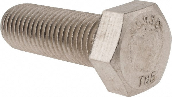 Value Collection 207441 Hex Head Cap Screw 1-8, 3" Length Under Head, Grade 18-8 Stainless Steel