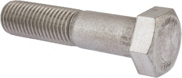 Value Collection 208748 Hex Head Cap Screw 1-8, 4-1/2" Length Under Head, Grade 18-8 Stainless Steel