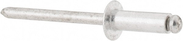 RivetKing ABA66/P250 Open End Blind Rivet Size 66, Dome Head, Aluminum Body, Aluminum Mandrel