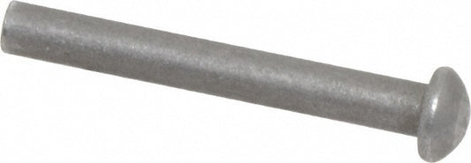 RivetKing 18N150RRDSP 3/16" Body Dia, Round Steel Solid Rivet