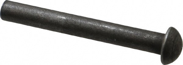 RivetKing 25N200RRDSP 1/4" Body Dia, Round Uncoated Steel Solid Rivet