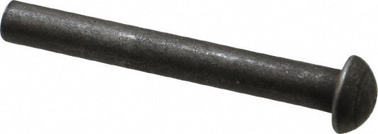 RivetKing 25N200RRDSP 1/4" Body Dia, Round Uncoated Steel Solid Rivet