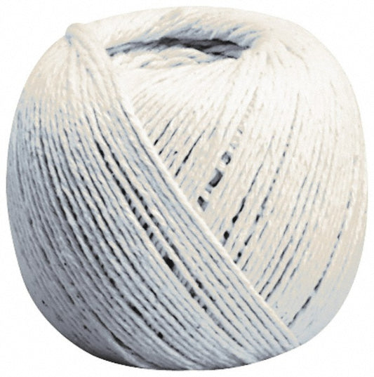 WorkSmart WS-MH-FIBR-276 Cable-Cord Twine #48 Twine Dia, Cotton, Natural Color