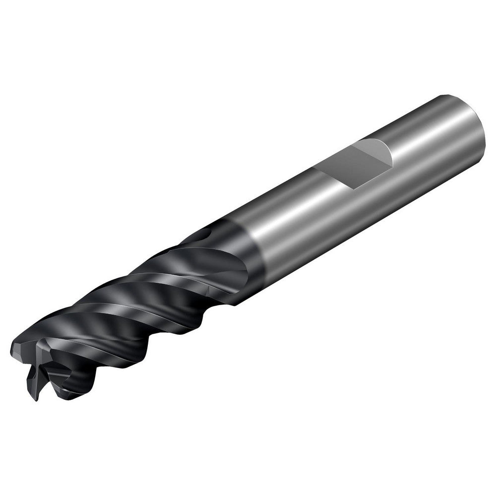 Sandvik Coromant 8351872 Corner Radius & Corner Chamfer End Mills Mill Diameter (Inch) 1/4  Mill Diameter (Decimal Inch) 0.3752  Mill Diameter (mm) 9.53  Number Of Flutes 4  Length of Cut (Inch) 7/8  Single Or Double End Single