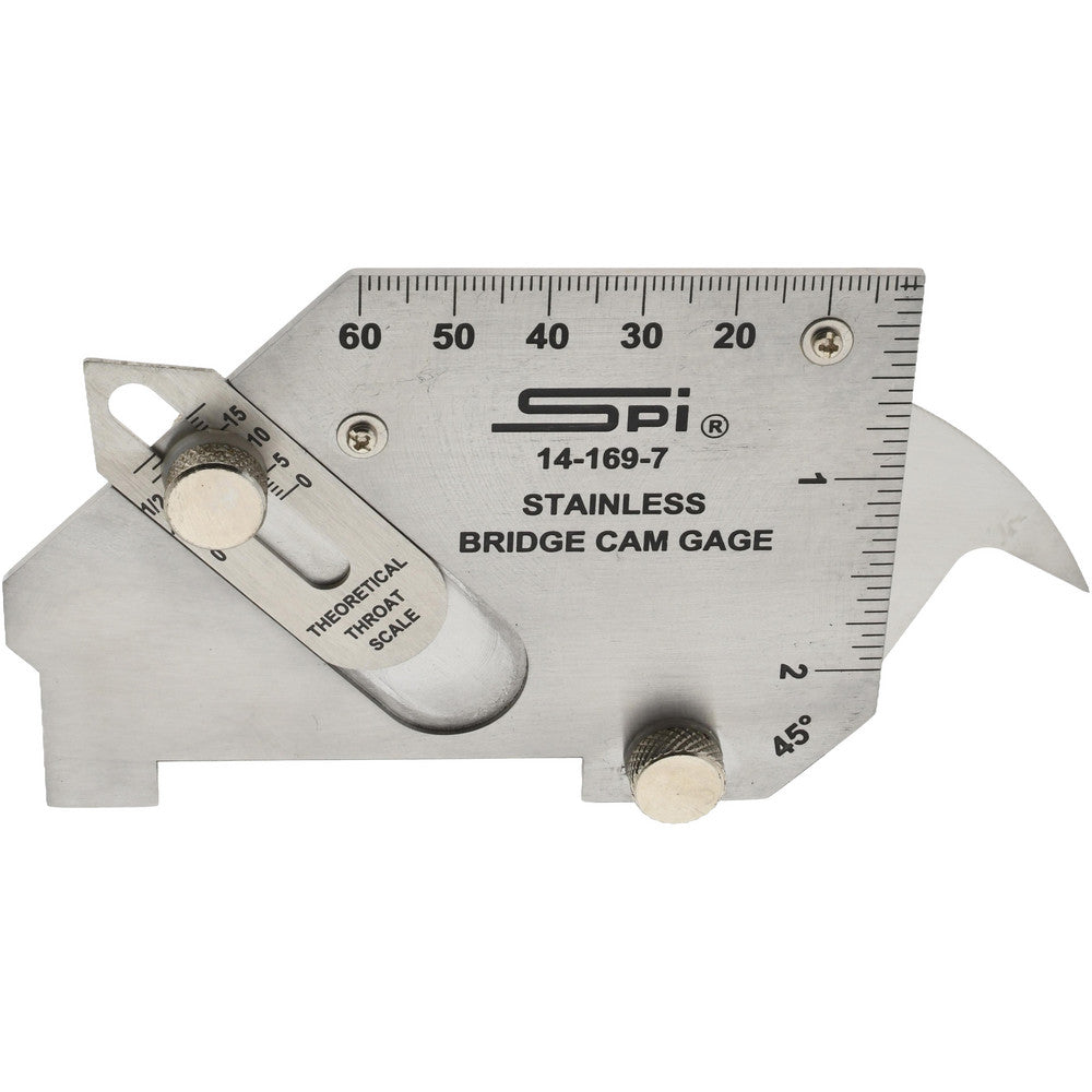 SPI 14-169-7 1/8 to 3/4 Inch Stainless Steel Bridge Cam Gage