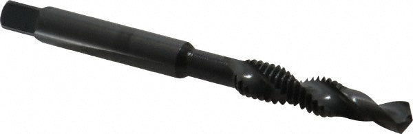 Dormer Pramet 5978365 Combination Drill Tap 5/16-18, 2B, 2 Flutes, High Speed Steel